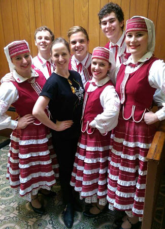 Verchovyna dancers at Ukrainian Independence Day Geelong