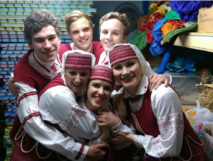 Verchovyna dancers at Ukrainian Independence Day Geelong